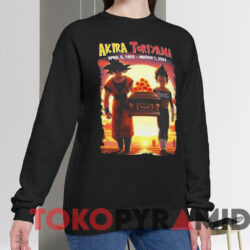Dragon Ball Z Rip Akira Toriyama Shirt Black Sweatshirt