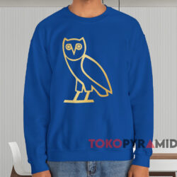 Drake Owl OVO Octobers Very Own T-shirt 4 Drake Owl OVO Octobers Very Own T shirt Blue Sweatshirt