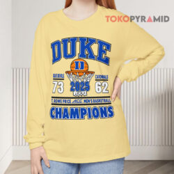 Duke 2025 Championship Shirt 4 Duke 2025 Championship Long sleeved