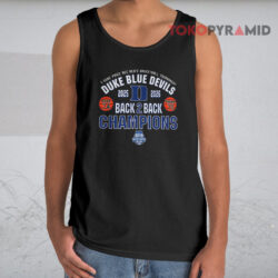 Duke 2026 Acc Champions Back To Back Tank Top