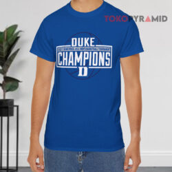 Duke Acc 2025 Champions Blue T shirt