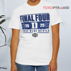 Duke Blue Devils 2025 Ncaa Basketball Tournament March Madness Final Four Rebound White T shirt