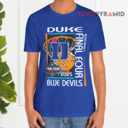 Duke Blue Devils 2025 Ncaa Final Four Blue T shirt