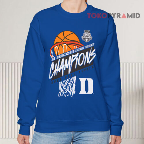 Duke Blue Devils 2026 Acc Men's Basketball Tournament Champions Sweatshirt