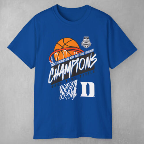 Duke Blue Devils 2026 Acc Men's Basketball Tournament Champions T shirt