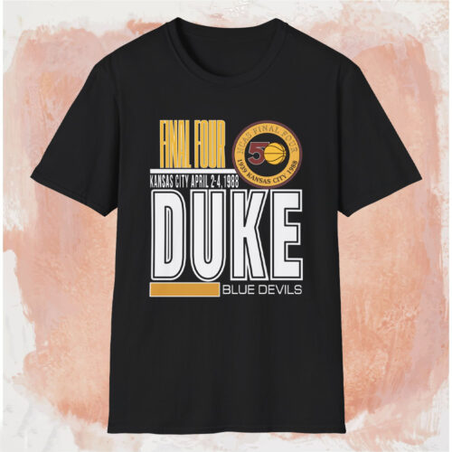 Duke University Blue Devils 1988 Kansas City Shirt Black T shirt Duke University Blue Devils 1988 Kansas City Shirt Black T shirt