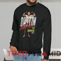 Dustin Poirier Tanks The Diamond Shirt 2 Dustin Poirier Tanks The Diamond Shirt Black Sweatshirt