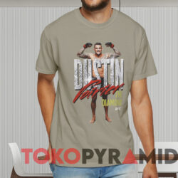 Dustin Poirier Tanks The Diamond Shirt Grey T shirt