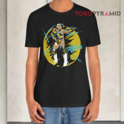 Dusty Rhodes Wwf Wrestling Black T shirt