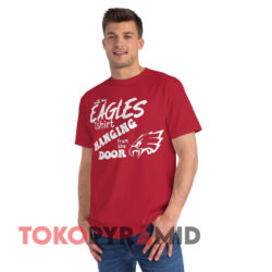 Eagles T shirt Hanging From The Door Red T shirt