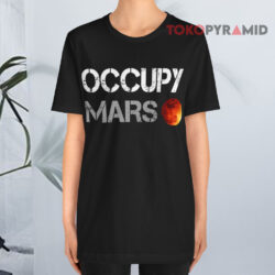 Elon Musk Occupy Mars Black T shirt