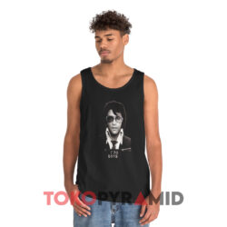 Elvis Mug Shot Vertical Painting Shirt 2 Elvis Mug Shot Vertical Painting Black Tank Top
