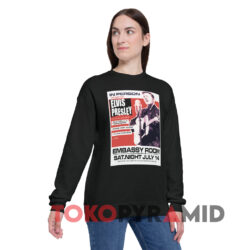 Elvis One Night Only Embassy Room Shirt 3 Elvis One Night Only Embassy Room Black Sweatshirt