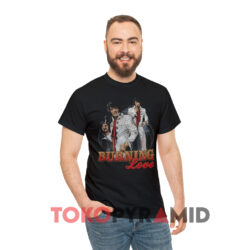 Elvis Presley Burning Love Black T shirt