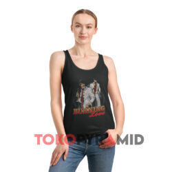 Elvis Presley Burning Love Black Tank Top