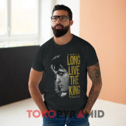 Elvis Presley Long Live The King Black T shirt