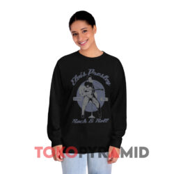Elvis Presley Rock And Roll Black Long sleeved