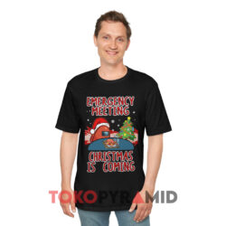 Emergency Meeting Christmas Is Coming Black T shirt