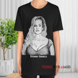 Emily Ratajkowski Stormy Daniels Black T shirt