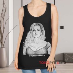 Emily Ratajkowski Stormy Daniels Black Tank Top