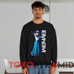 Eminem Mic Pose T-Shirt 3 Eminem Mic Pose T shirt Black Sweatshirt