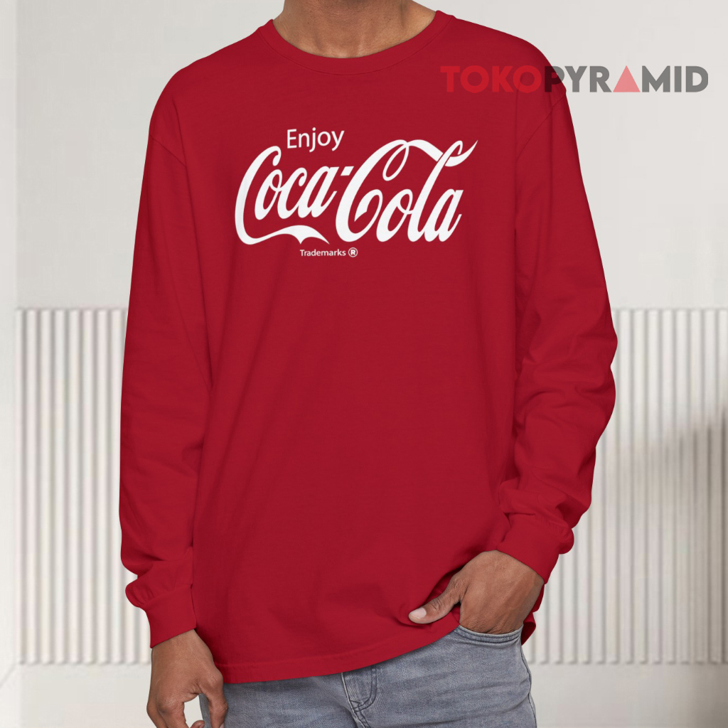 Enjoy Coca cola Trademark Long sleeved Enjoy Coca cola Trademark Long sleeved