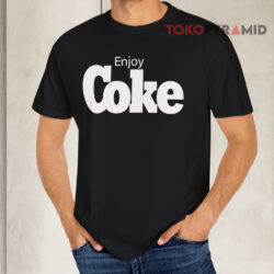 Enjoy Coke Route Warrior Vintage Black T shirt