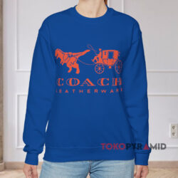 Evergreen Horse And Carriage Blue Sweatshirt