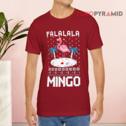 Fa La La Flamingo Ugly Christmas Sweatshirt 2 Fa La La Flamingo Ugly Christmas T shirt