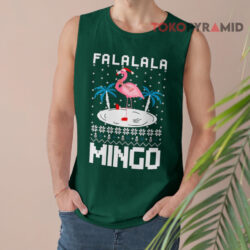 Fa La La Flamingo Ugly Christmas Sweatshirt 3 Fa La La Flamingo Ugly Christmas Tank Top