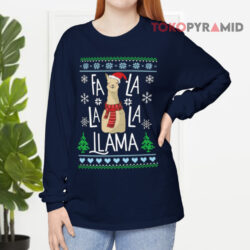 Fa La La Llama Christmas Gift Long sleeved