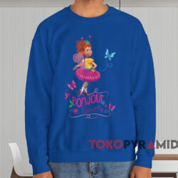 Fancy Nancy Bonjour Butterfly T shirt Blue Sweatshirt