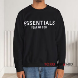 Fear of God Essentials Shirt 4 Fear Of God Essentials Black Sweatshirt