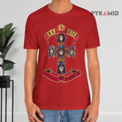 Fear Of God Guns N' Roses Red T shirt