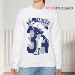 Fernando Valenzuela 34 Legend Hall Of Famer Sweatshirt
