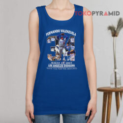 Fernando Valenzuela August 12 2023 Los Angeles Dodgers Thank You For The Memories Tank Top