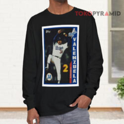 Fernando Valenzuela Los Angeles Dodgers Photo Real Stargazing Shirt 4 Fernando Valenzuela Los Angeles Dodgers Photo Real Stargazing Long sleeved