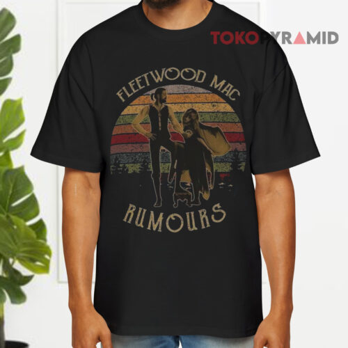 Fleetwood Mac Rumours Vintage Black T shirt Fleetwood Mac Rumours Vintage Black T shirt