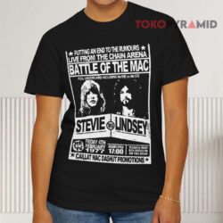 Fleetwood Mac Stevie And Lindsey Black T shirt