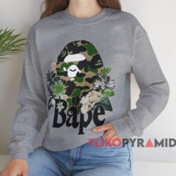 Flora Big Ape Head T-shirt 3 Flora Big Ape Head T shirt Grey Sweatshirt