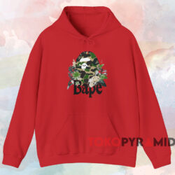 Flora Big Ape Head T-shirt 2 Flora Big Ape Head T shirt Red Hoodie