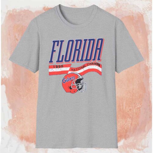 Florida Gators 1996 National Champs Shirt Grey T shirt