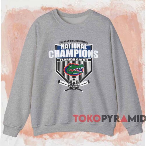 Florida Gators 2017 Ncaa Division 1 Baseball Shirt Grey Sweatshirt