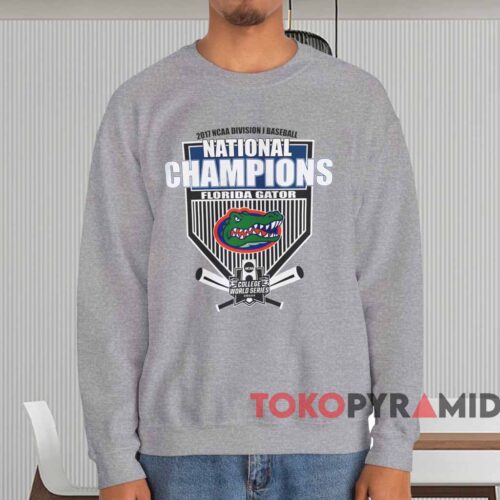 Florida Gators 2017 Ncaa Division 1 Baseball Shirt Grey Sweatshirt