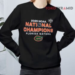 Florida Gators 2025 National Champions Schedule Shirt 3 Florida Gators 2025 National Champions Schedule Sweatshirt Front