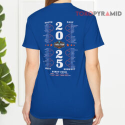 Florida Gators 2025 Ncaa National Champions Bracket T shirt Back