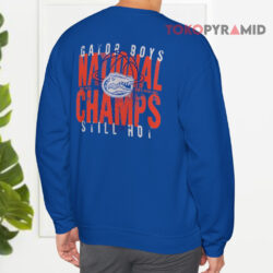 Florida Gators 2025 Ncaa National Champions Comfort Colors Gator Head Sweatshirt Back