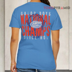Florida Gators 2025 Ncaa National Champions Comfort Colors Gator Head T shirt Back