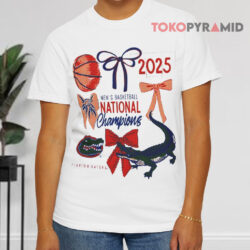 Florida Gators 2025 Ncaa National Champions Comfort Colors White T shirt