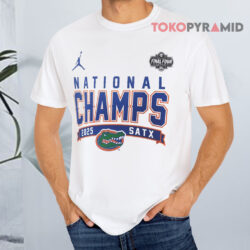 Florida Gators 2025 Satx National Champions White T shirt